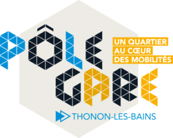 logo pôle gare - Thonon-les-Bains